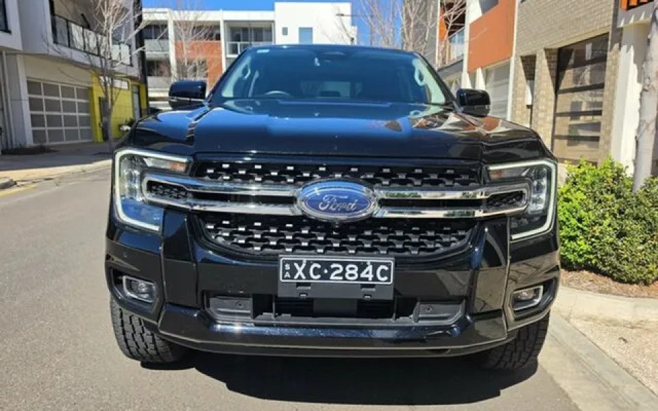 2023 Ford Ranger PY 2024.00MY XLT Pick-up Double Cab FullTime 4WD DR Black 10 Speed Sports Automatic