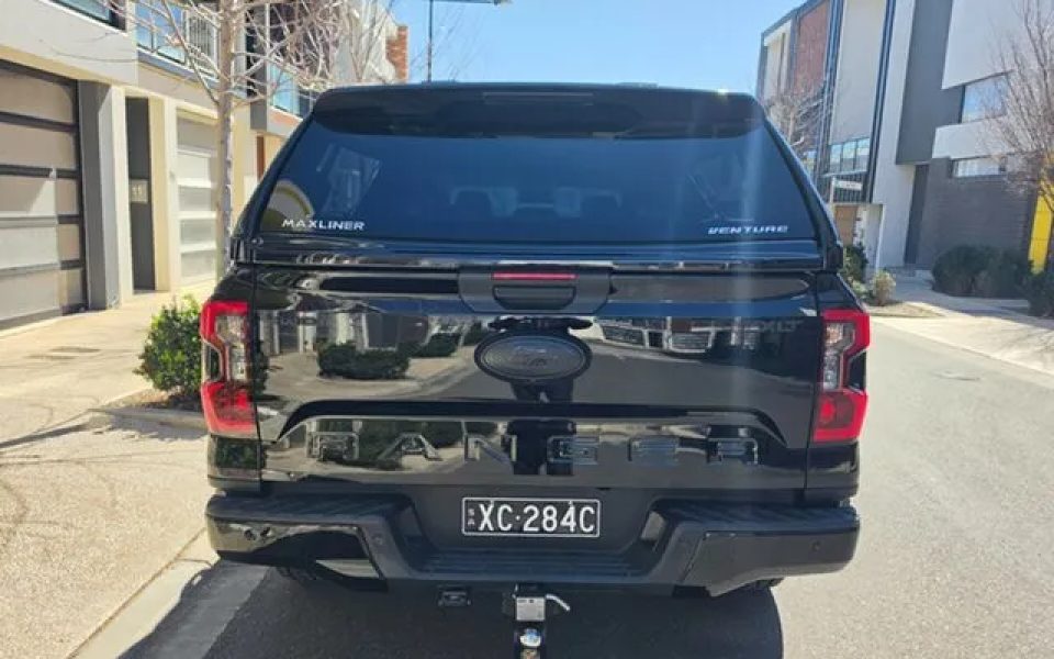 2023 Ford Ranger PY 2024.00MY XLT Pick-up Double Cab FullTime 4WD DR Black 10 Speed Sports Automatic