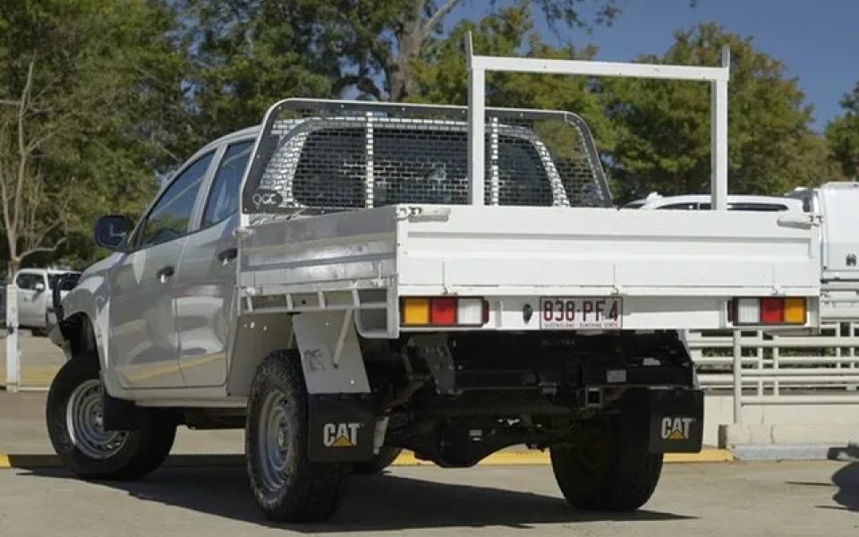 2022 Mitsubishi Triton MR MY22 GLX Double Cab White 6 Speed Sports Automatic Cab Chassis