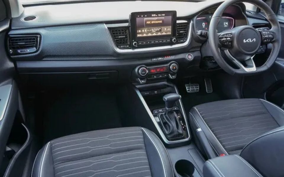 2025 Kia Stonic YB MY25 GT-Line DCT FWD Snow White Pearl 7 Speed Sports Automatic Dual Clutch Wagon