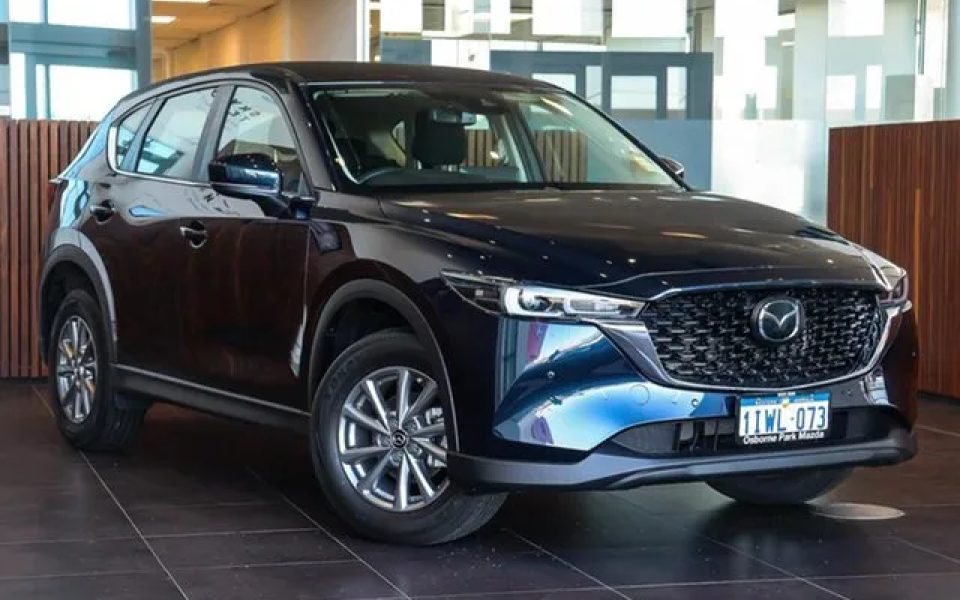 2025 Mazda CX-5 KF2WLA G25 SKYACTIV-Drive FWD Maxx Sport Deep Crystal Blue 6 Speed Sports Automatic