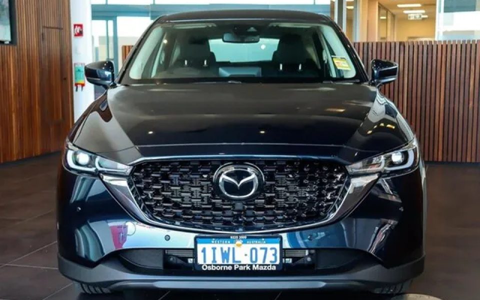 2025 Mazda CX-5 KF2WLA G25 SKYACTIV-Drive FWD Maxx Sport Deep Crystal Blue 6 Speed Sports Automatic