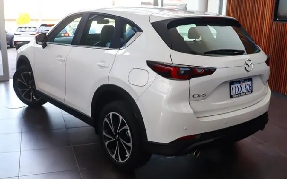 2025 Mazda CX-5 KF4WLA G25 SKYACTIV-Drive FWD Touring Rhodium White 6 Speed Sports Automatic Wagon
