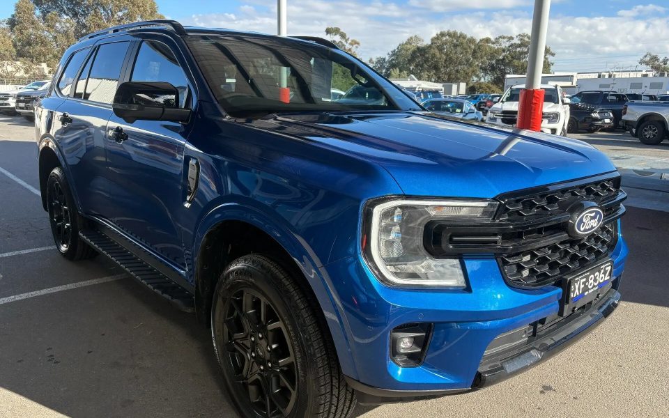 2026 Ford Everest UB 2026.50MY Sport Part-time 4x4 Blue Lightning 10 Speed Sports Automatic SUV
