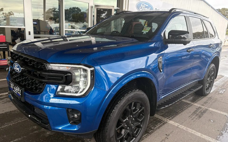 2026 Ford Everest UB 2026.50MY Sport FullTime 4WD DR Blue Lightning 10 Speed Sports Automatic SUV