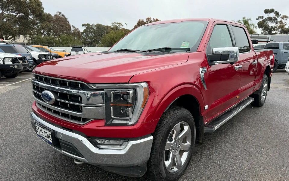 2023 Ford F150 2023MY Lariat Pickup Crew Cab LWB FullTime 4WD DR Lucid Red 10 Speed Automatic