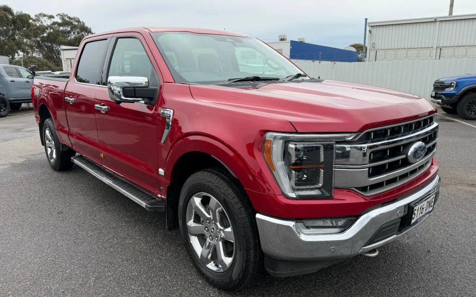 2023 Ford F150 2023MY Lariat Pickup Crew Cab LWB FullTime 4WD DR Lucid Red 10 Speed Automatic