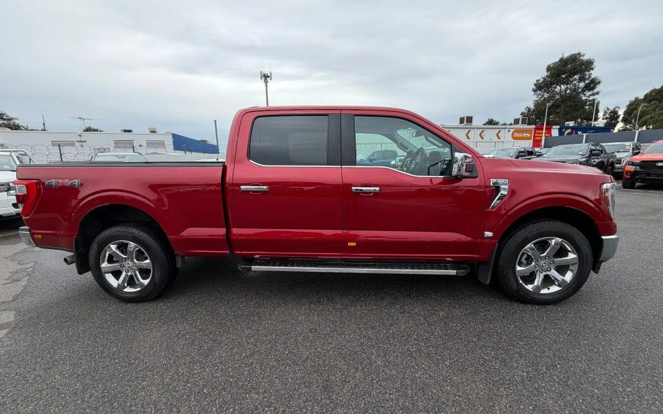 2023 Ford F150 2023MY Lariat Pickup Crew Cab LWB FullTime 4WD DR Lucid Red 10 Speed Automatic