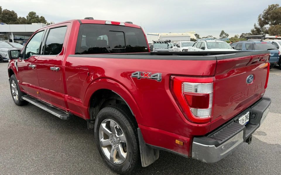 2023 Ford F150 2023MY Lariat Pickup Crew Cab LWB FullTime 4WD DR Lucid Red 10 Speed Automatic