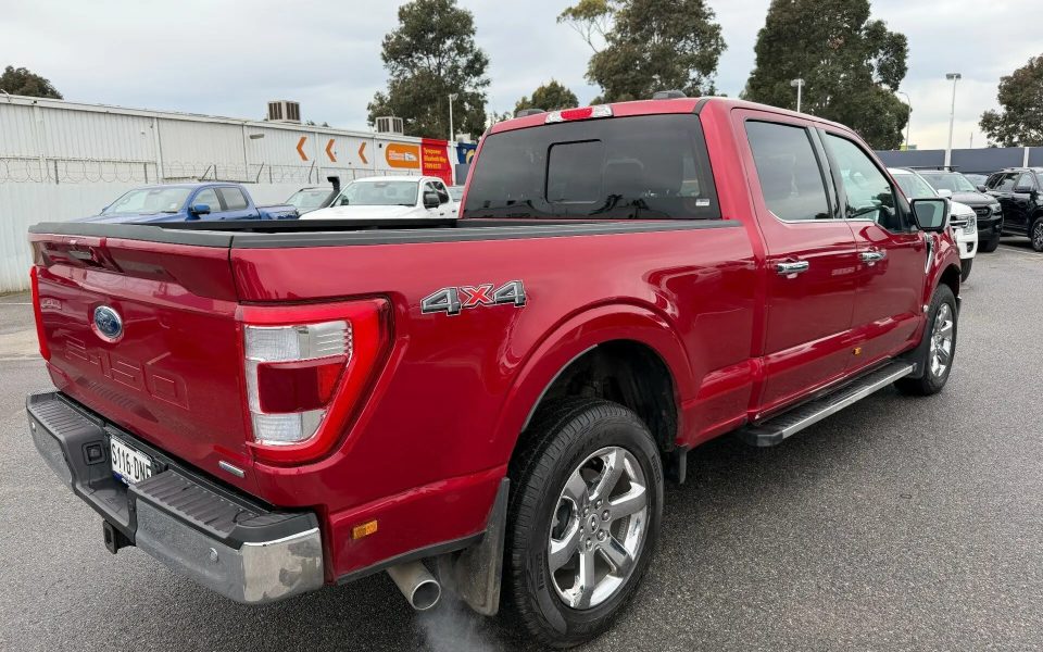2023 Ford F150 2023MY Lariat Pickup Crew Cab LWB FullTime 4WD DR Lucid Red 10 Speed Automatic
