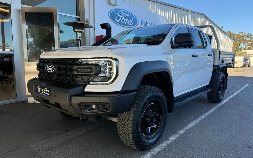 2026 Ford Ranger Super Duty PY 2026.00MY Double Cab FullTime 4WD DR Arctic White 10 Speed