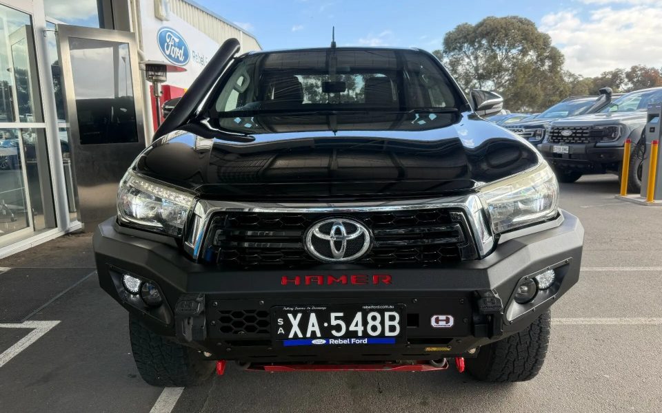 2018 Toyota Hilux GUN126R SR5 Double Cab Black 6 Speed Sports Automatic Utility