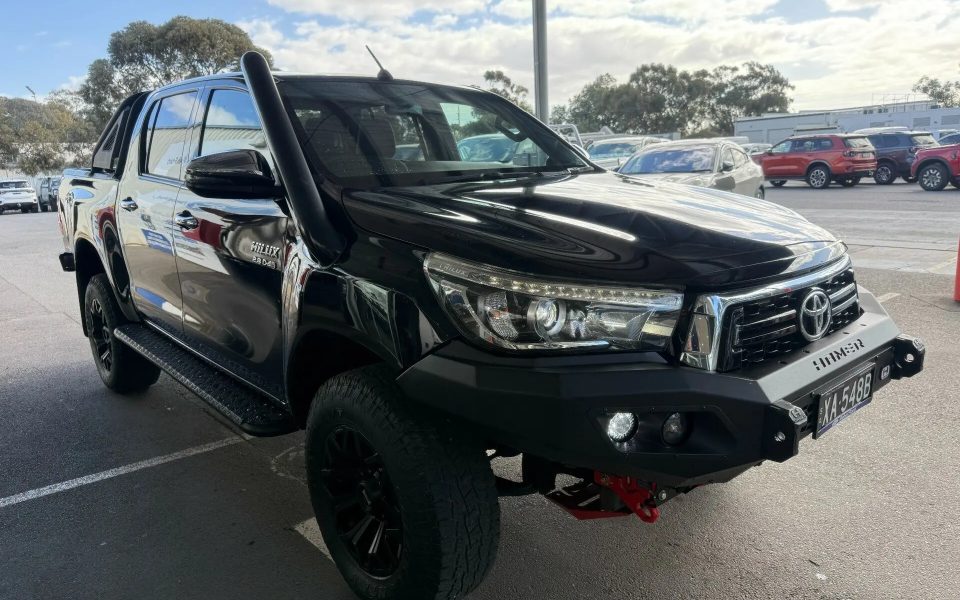 2018 Toyota Hilux GUN126R SR5 Double Cab Black 6 Speed Sports Automatic Utility