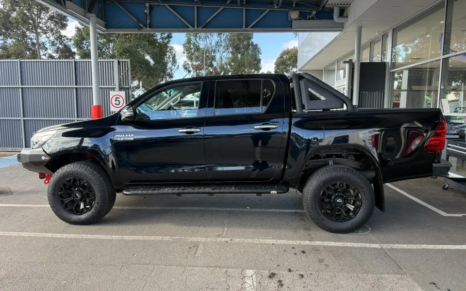 2018 Toyota Hilux GUN126R SR5 Double Cab Black 6 Speed Sports Automatic Utility