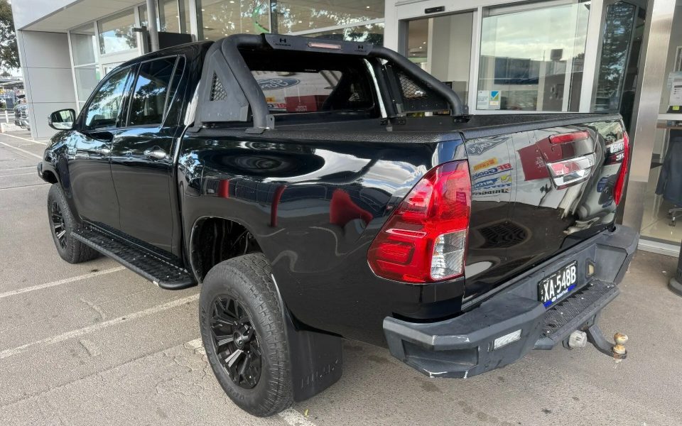 2018 Toyota Hilux GUN126R SR5 Double Cab Black 6 Speed Sports Automatic Utility