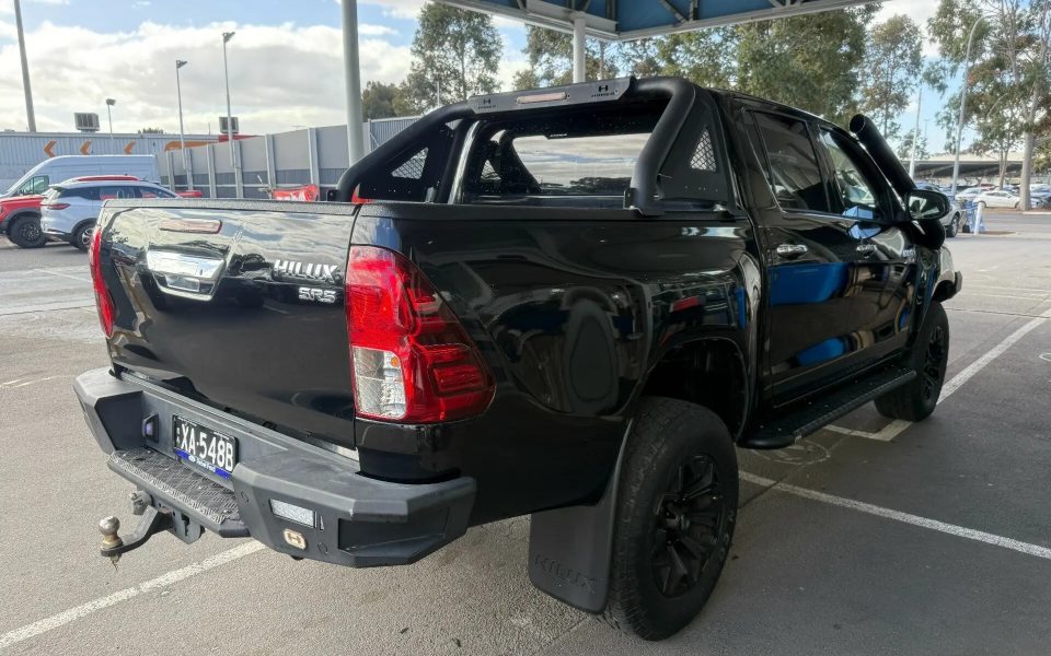 2018 Toyota Hilux GUN126R SR5 Double Cab Black 6 Speed Sports Automatic Utility