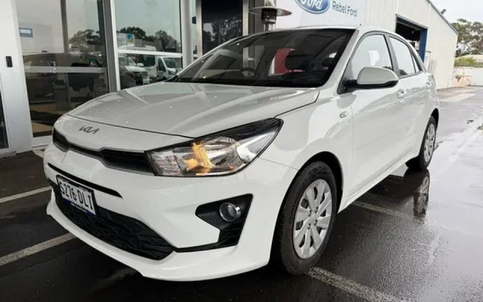 2023 Kia Rio YB MY23 S White 6 Speed Automatic Hatchback