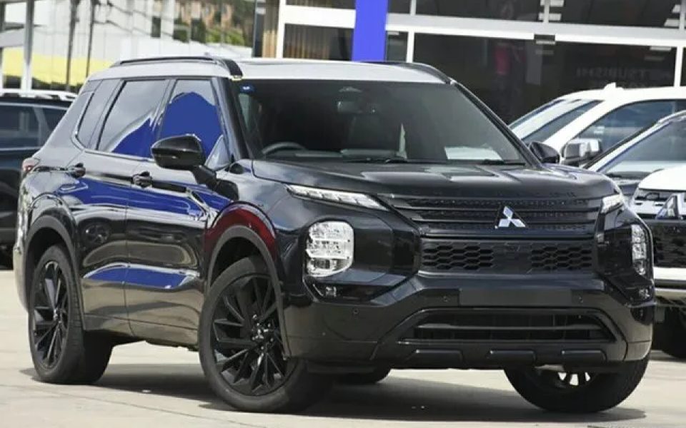 2025 Mitsubishi Outlander ZM MY24 PHEV AWD GSR Black Diamond 1 Speed Automatic Wagon Hybrid