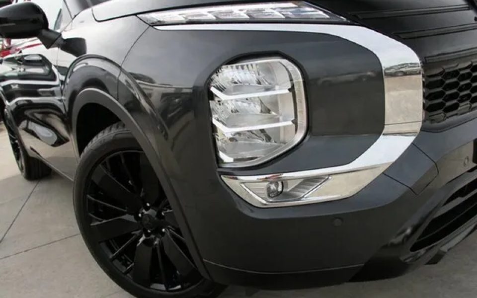 2026 Mitsubishi Outlander ZM MY26 Black Edition 2WD Graphite Grey 8 Speed Constant Variable Wagon