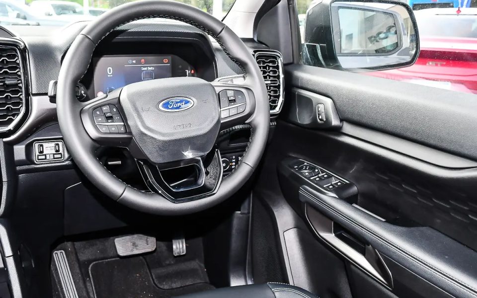 2025 Ford Ranger PY 2025.25MY Sport FullTime 4WD DR Meteor Grey 10 Speed Sports Automatic Dual Cab