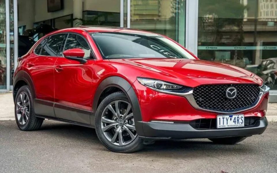 2021 Mazda CX-30 DM2WLA G25 SKYACTIV-Drive Astina Soul Red Crystal 6 Speed Sports Automatic Wagon