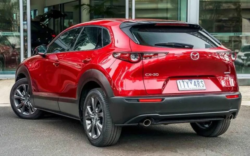 2021 Mazda CX-30 DM2WLA G25 SKYACTIV-Drive Astina Soul Red Crystal 6 Speed Sports Automatic Wagon