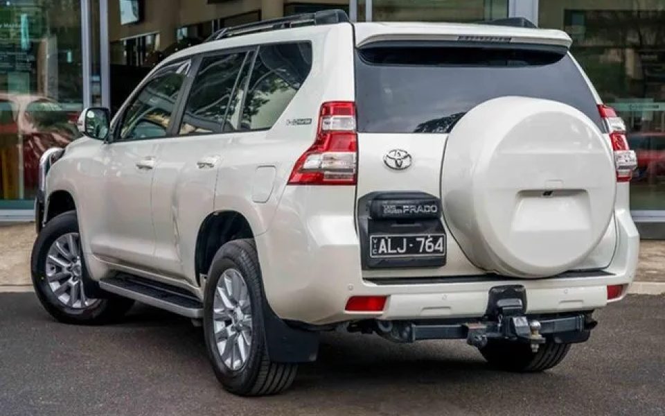 2017 Toyota Landcruiser Prado GDJ150R Kakadu Crystal Pearl 6 Speed Sports Automatic Wagon