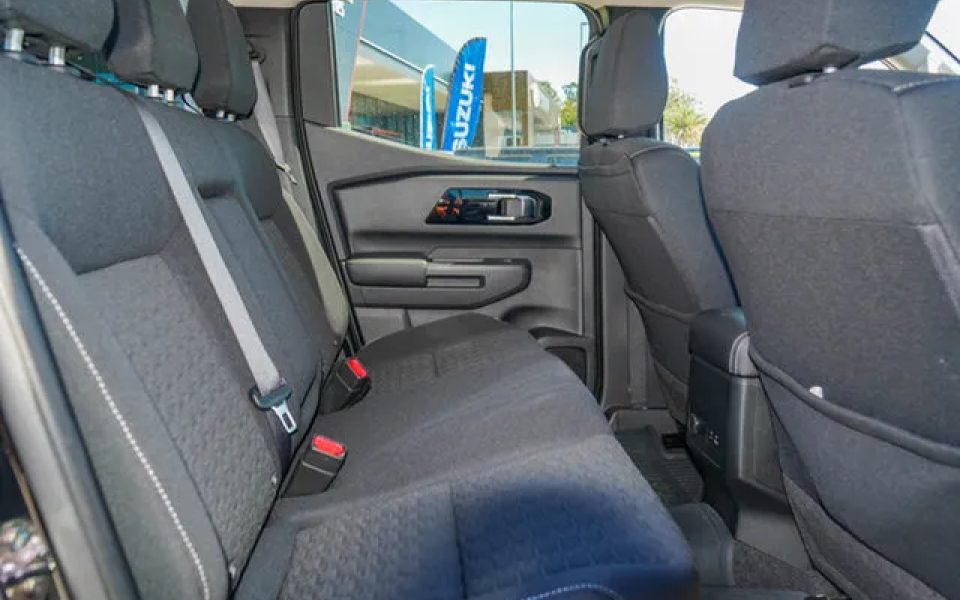 2025 Mitsubishi Triton MV MY25 GLS Double Cab 4x4 Black Mica 6 Speed Sports Automatic Cab Chassis