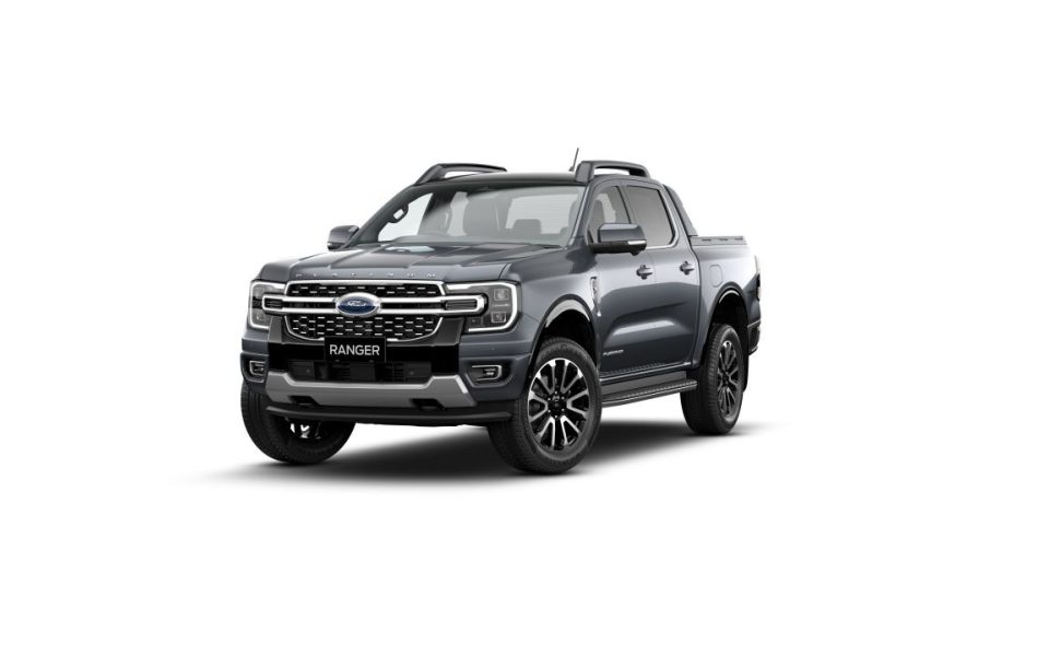 2025 Ford Ranger PY 2026.00MY Platinum Pick-up Double Cab FullTime 4WD DR Meteor Grey 10 Speed