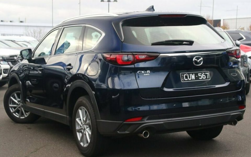 2023 Mazda CX-8 D35 SKYACTIV-Drive i-ACTIV AWD Sport Wagon (Blue) Used Car