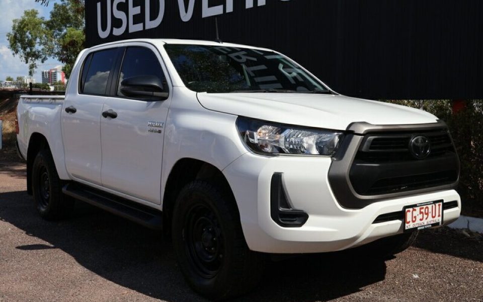 2021 Toyota Hilux SR Double Cab 4x2 Hi-Rider Dual Cab (Glacier White) Used Car