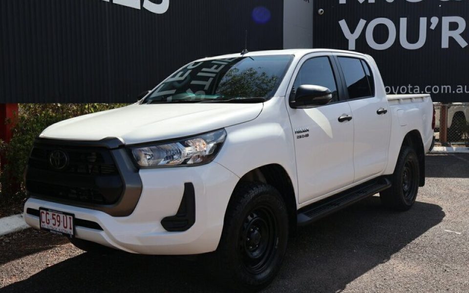 2021 Toyota Hilux SR Double Cab 4x2 Hi-Rider Dual Cab (Glacier White) Used Car