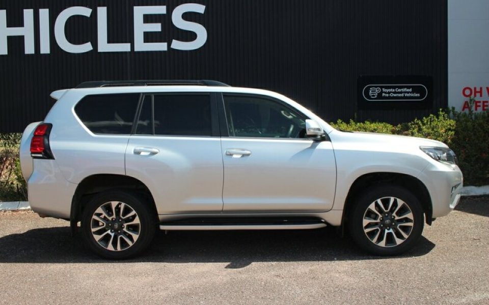 2022 Toyota Landcruiser Prado VX Wagon (Silver Pearl) Used Car