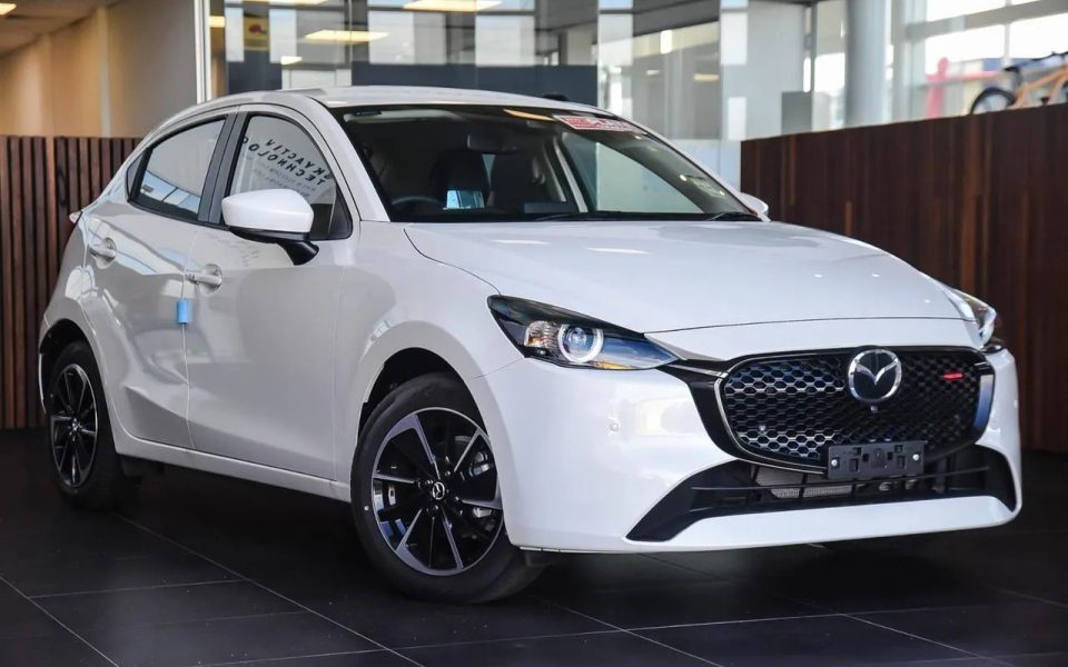 2025 Mazda 2 DJ2HAA G15 SKYACTIV-Drive GT Snowflake White Pearl 6 Speed Sports Automatic Hatchback
