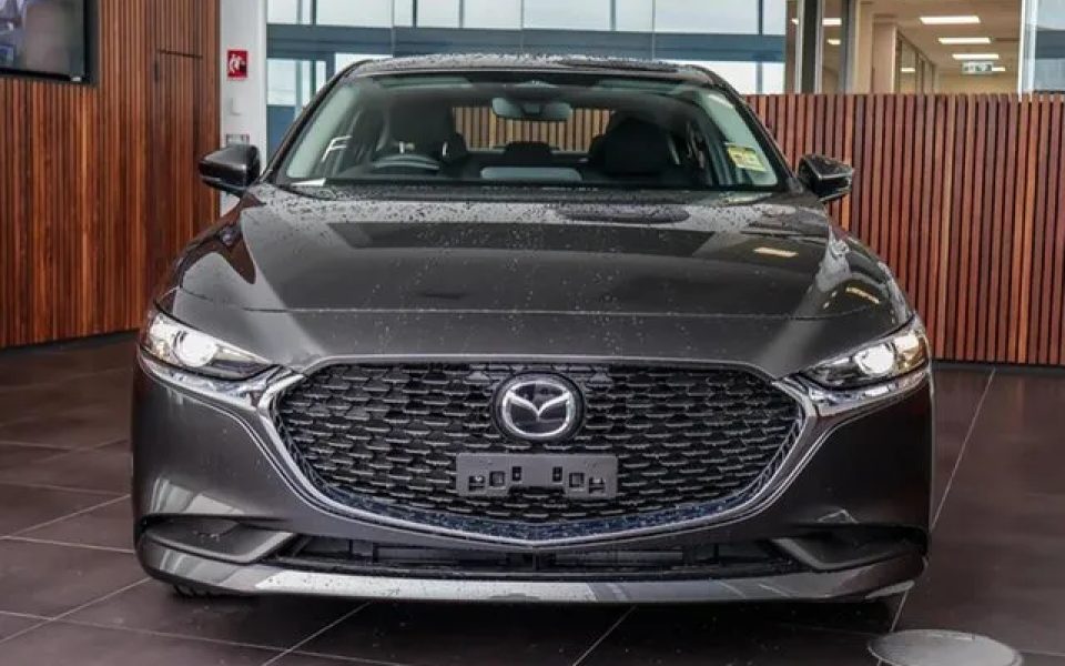 2026 Mazda 3 BP2S7A G20 SKYACTIV-Drive Pure Machine Grey 6 Speed Sports Automatic Sedan