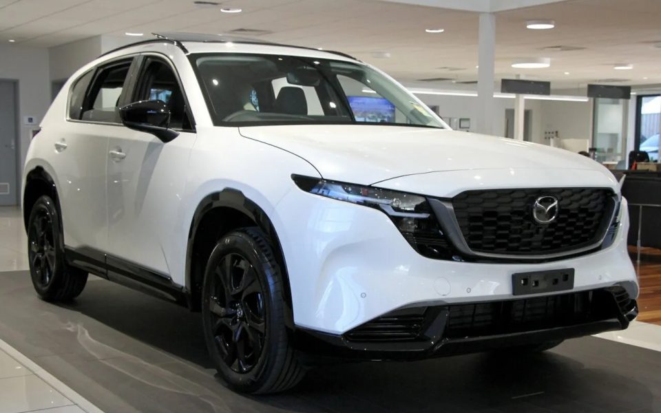 2026 Mazda CX-5 KM0HA0 G25 SKYACTIV-Drive i-ACTIV AWD Akera Rhodium White 6 Speed Sports Automatic