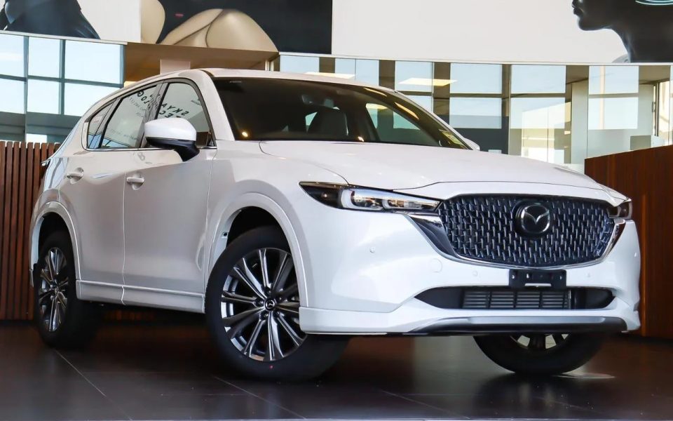 2026 Mazda CX-5 KF4WLA G35 SKYACTIV-Drive i-ACTIV AWD Akera Rhodium White 6 Speed Sports Automatic