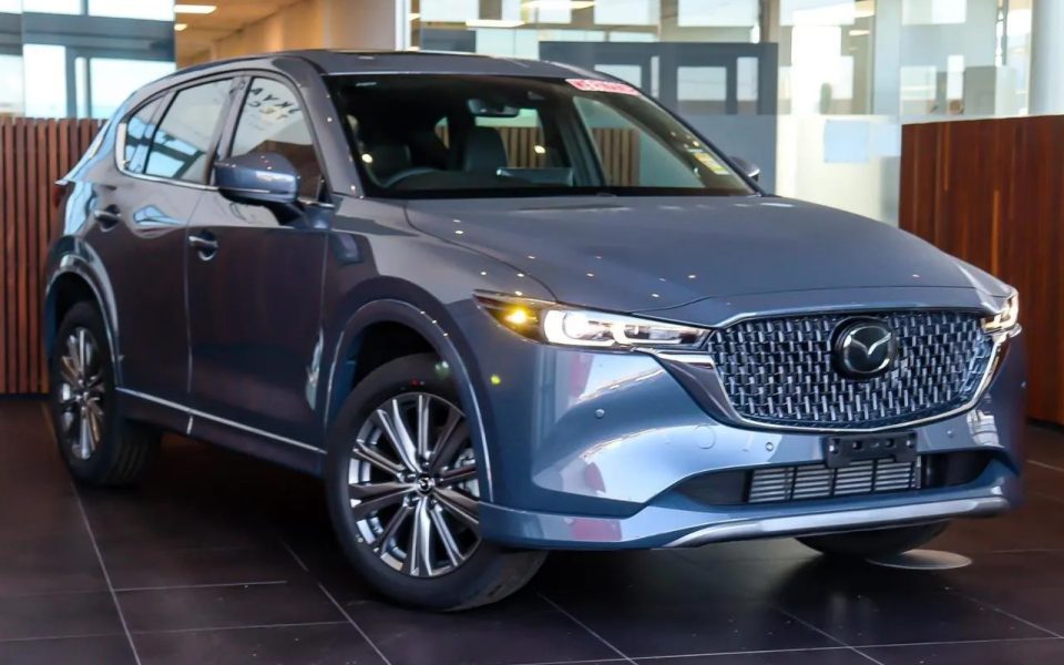 2025 Mazda CX-5 KF4WLA G35 SKYACTIV-Drive i-ACTIV AWD Akera Polymetal Grey 6 Speed Sports Automatic