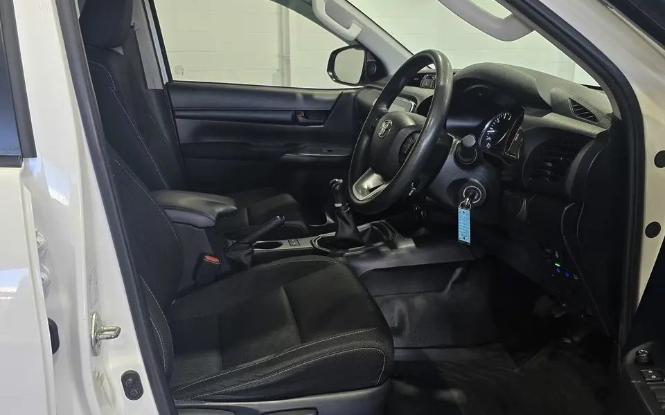 2022 Toyota Hilux GUN136R SR Double Cab 4x2 Hi-Rider Glacier White 6 Speed Manual Utility