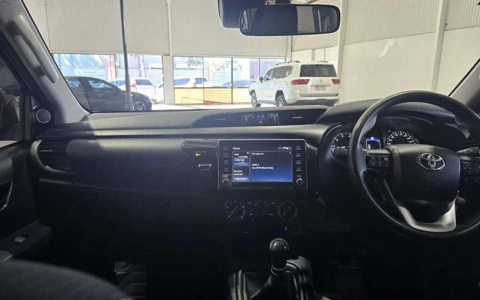 2022 Toyota Hilux GUN136R SR Double Cab 4x2 Hi-Rider Glacier White 6 Speed Manual Utility