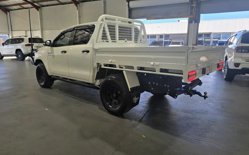 2022 Toyota Hilux GUN136R SR Double Cab 4x2 Hi-Rider Glacier White 6 Speed Manual Utility