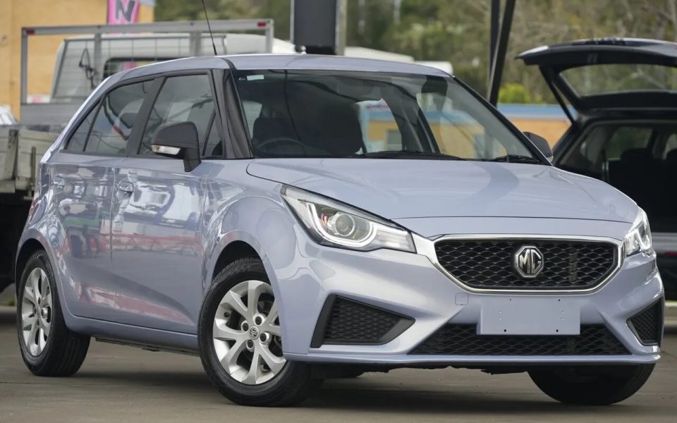 2023 MG MG3 SZP1 MY23 Core Ice Blue 4 Speed Automatic Hatchback