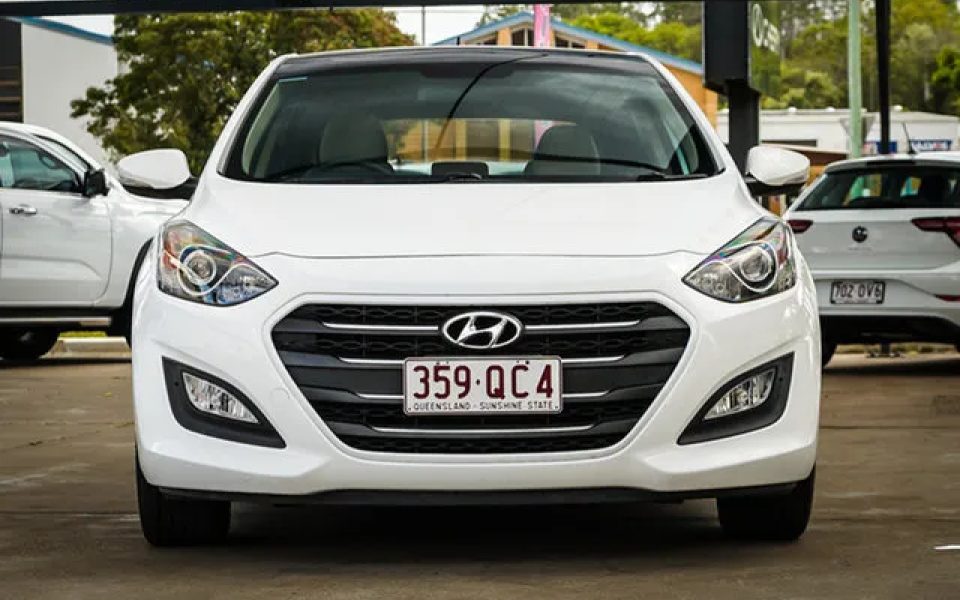 2016 Hyundai i30 GD4 Series II MY17 Active X White 6 Speed Sports Automatic Hatchback